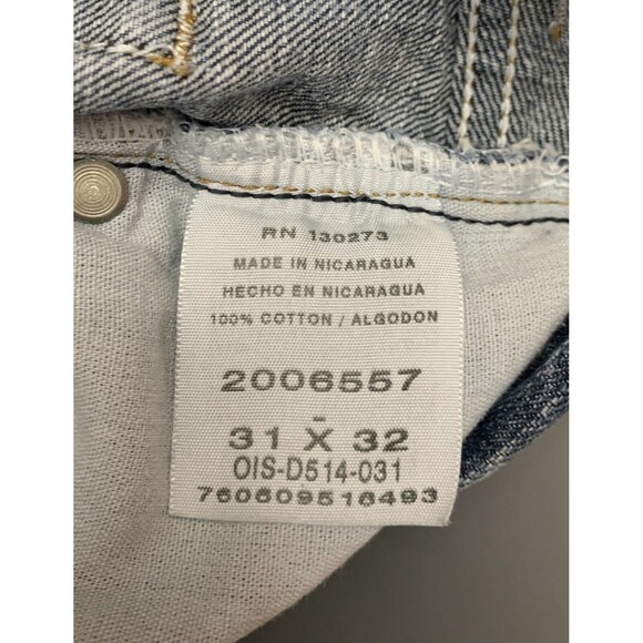 Lee Premium Select Relaxed Fit Straight Leg Work Jeans, Sz 31x24 Cut Off Raw Hem - Picture 12 of 16